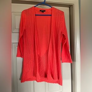 Style & Co orange dressy sweater